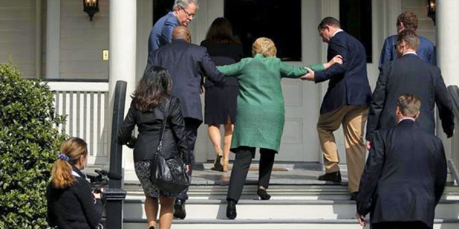 New Emails: Hillary Needs Podium As Literal Crutch, “Cannot Walk Around”