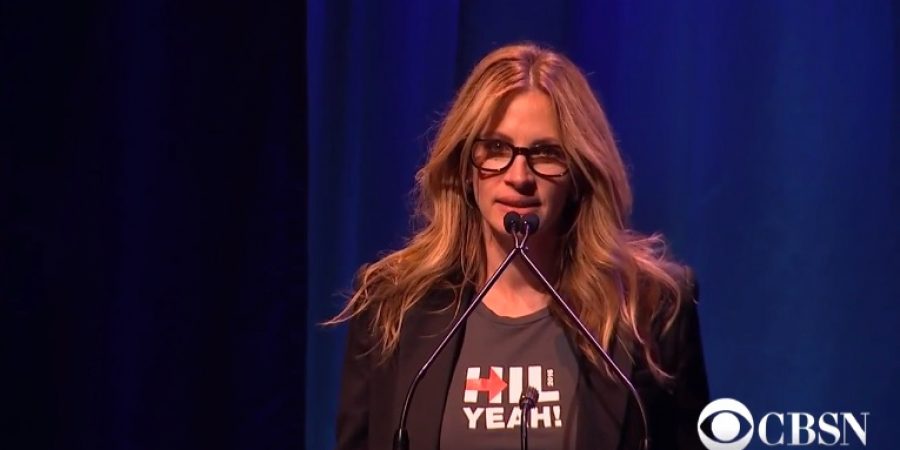 Certified Political Genius Julia Roberts Repeatedly Drops F-Bombs At Hillary Fundraiser