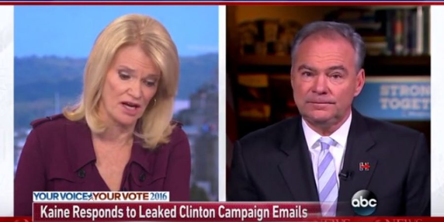 After Dodging Question Twice, Tim Kaine Says No Apology Necessary For Emails Plotting War On Christianity