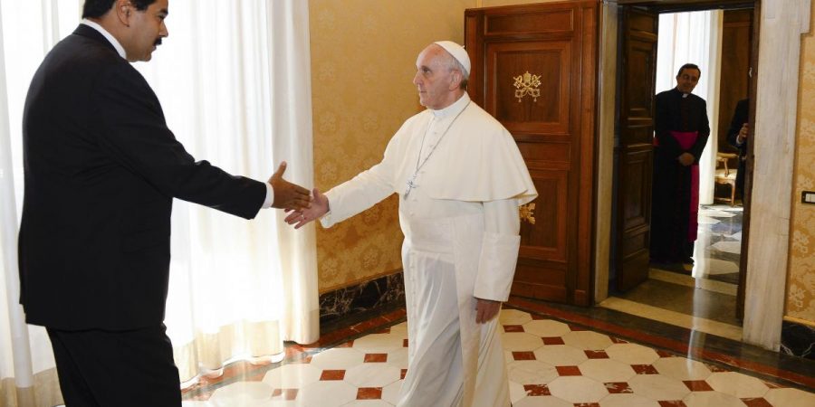 Socialist Pope Moves To Prop Up Corrupt Socialist Venezuela Government Via “Dialogue” Envoy, Maduro Meeting