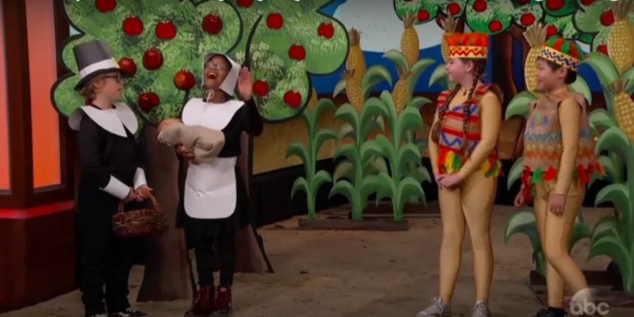 Jimmy Kimmel Hosts A Kids’ PC Thanksgiving Play On His Show