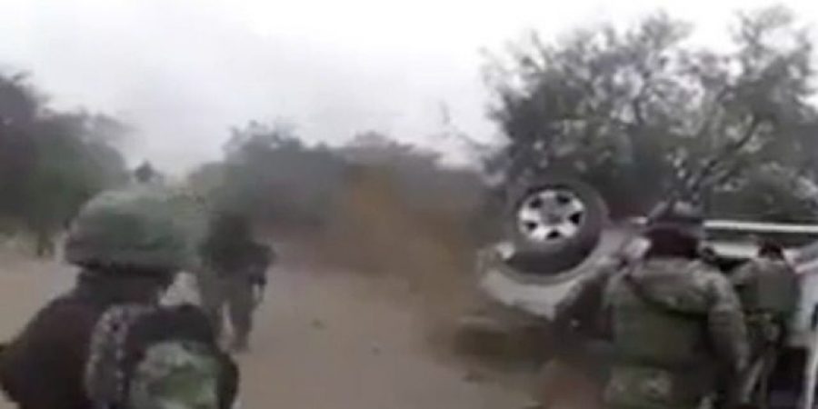 LEAKED VIDEO: Mexican Soldiers Rescue Cartel Gunmen After Gun Battle Near Texas Border