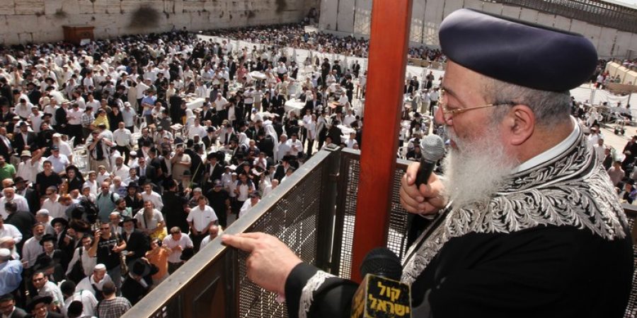 Chief Rabbi Of Jerusalem In Trouble With Govt For Reminding That Killing Gays Is Top Priority In Jewish Law: “Most Severe Transgression”