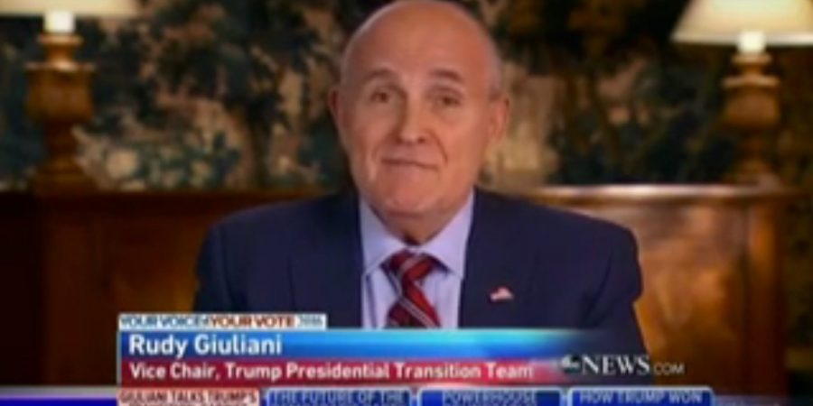 Giuliani: Anti-Trump Demonstrators Are ‘Professional Protesters,’ Not Hillary Supporters