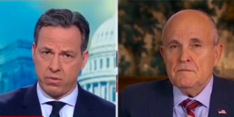 “Is That Policy Still Operative?”: Tapper Queries Giuliani On Trump’s Muslim Ban