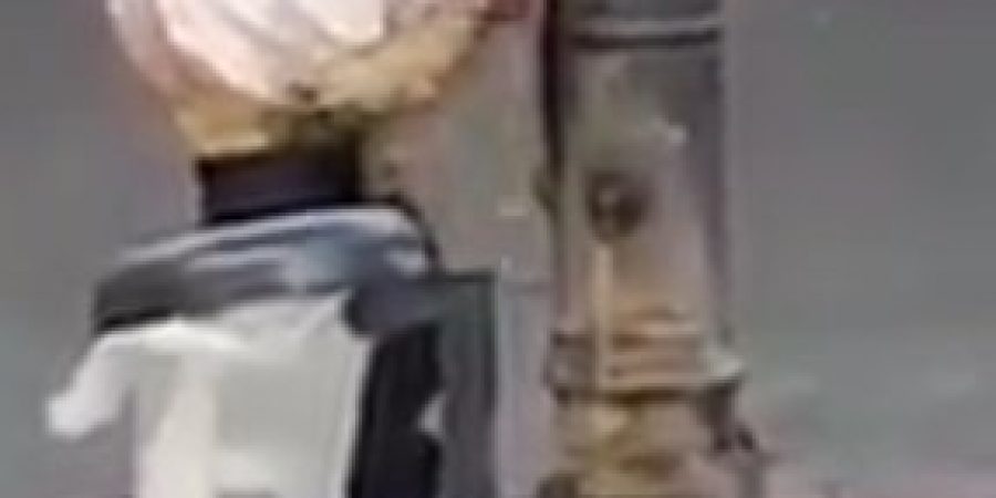 LOOK, THE MAGIC OF MULTICULTURALISM: Muslim Third World Immigrant Washes Anus At Public Fountain